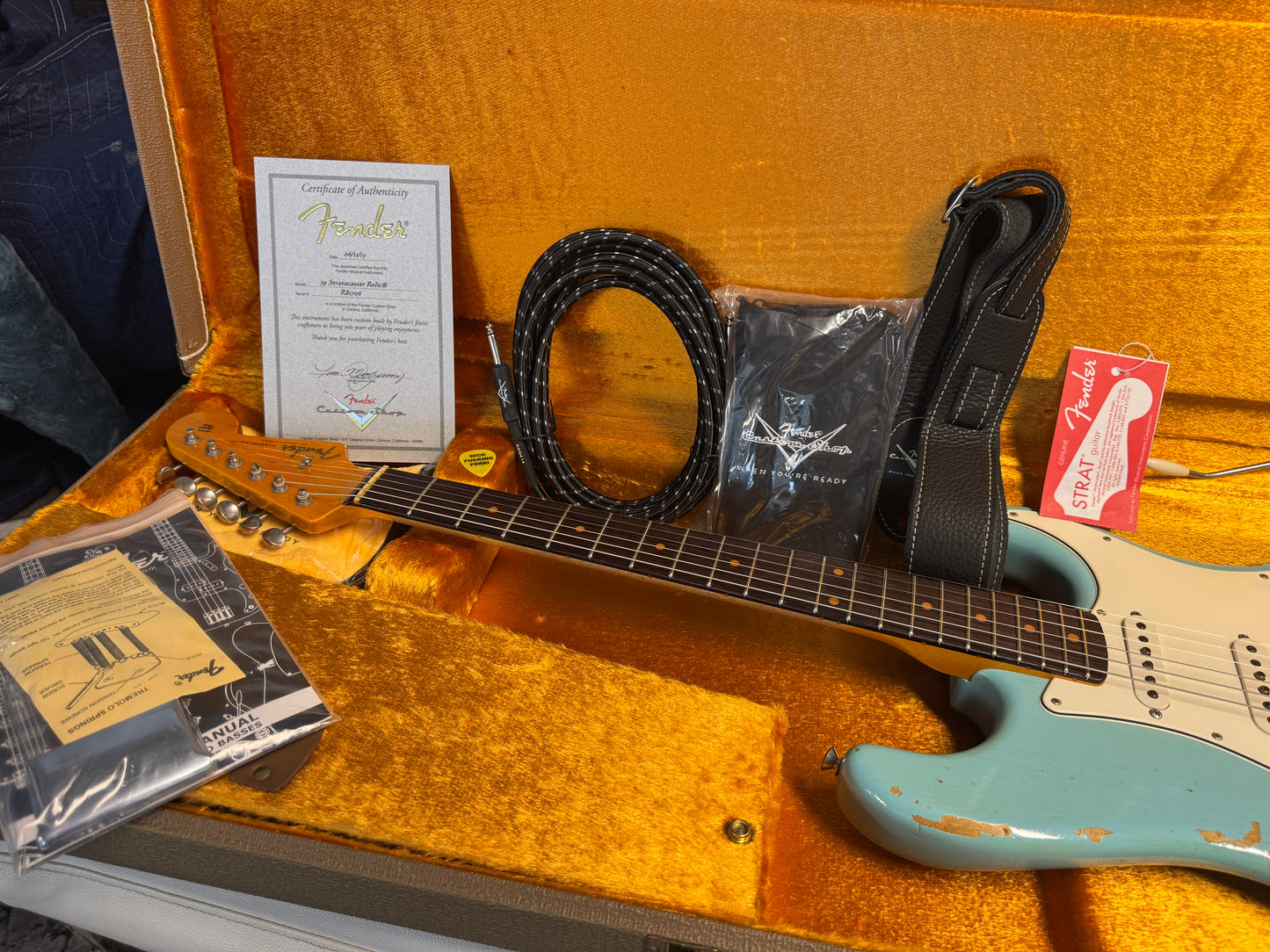 Fender Custom Shop '59 Stratocaster Heavy Relic in Daphne Blue