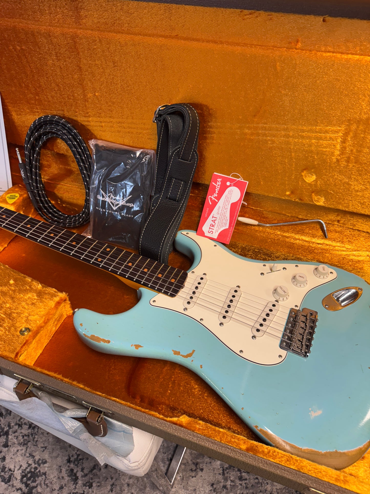Fender Custom Shop '59 Stratocaster Heavy Relic in Daphne Blue