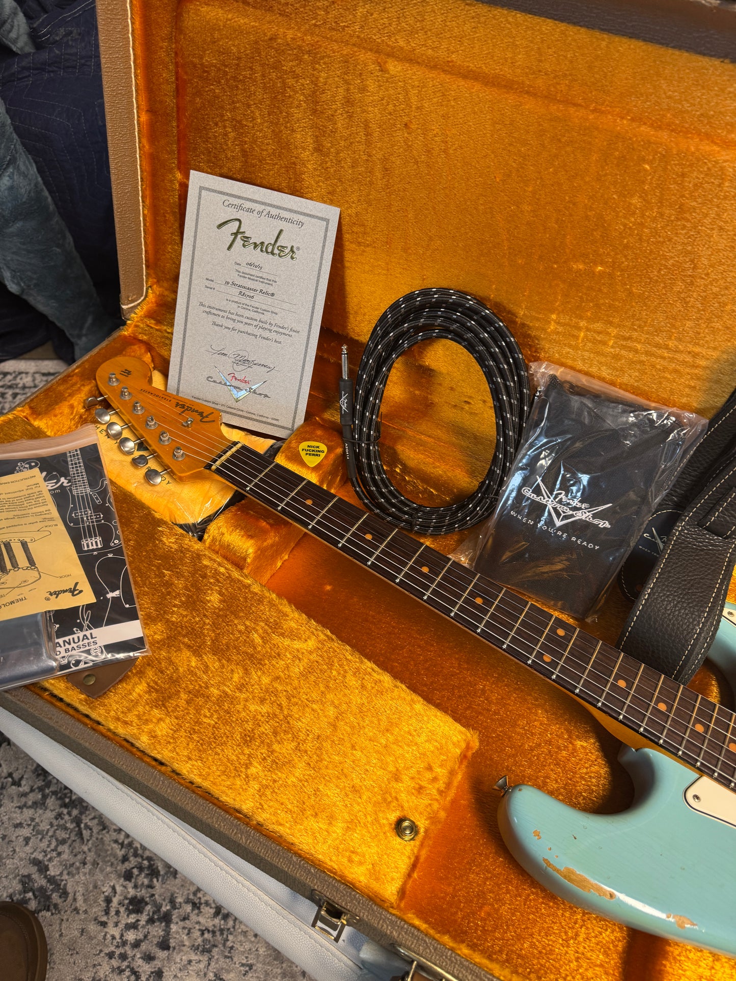 Fender Custom Shop '59 Stratocaster Heavy Relic in Daphne Blue