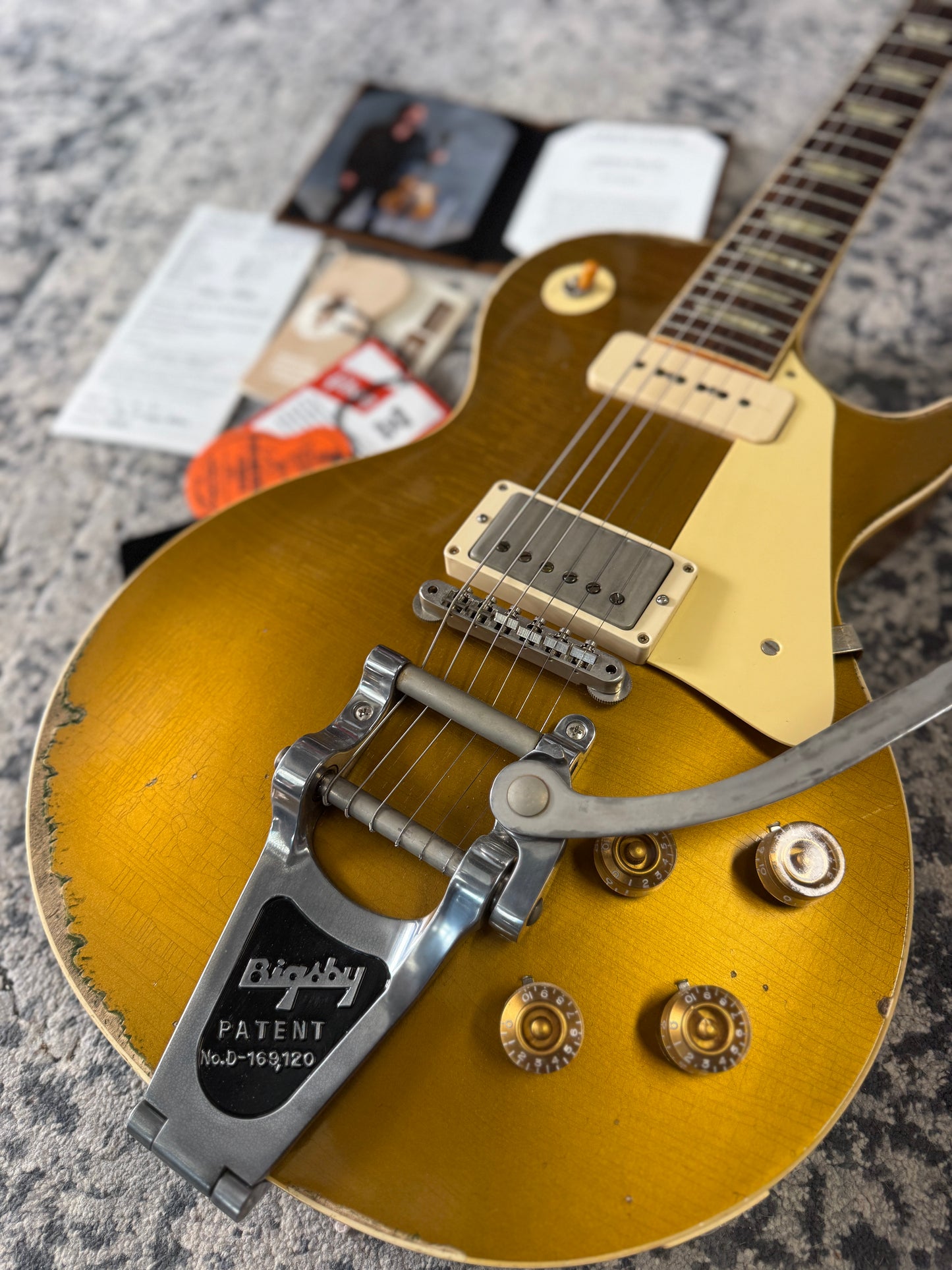 Sergio Vallin 1955 Les Paul Goldtop Limited Edition - 2022 Gibson Custom Shop