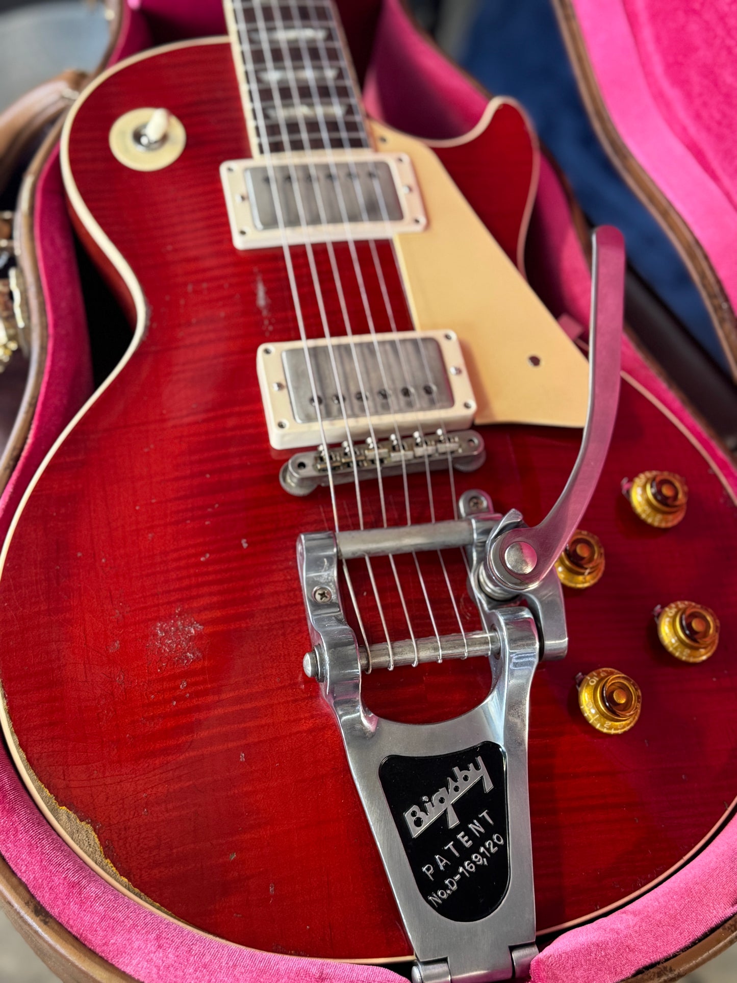 Gibson Custom Shop Murphy Lab '58 Les Paul Standard Reissue Heavy Aged Sweet Cherry Red