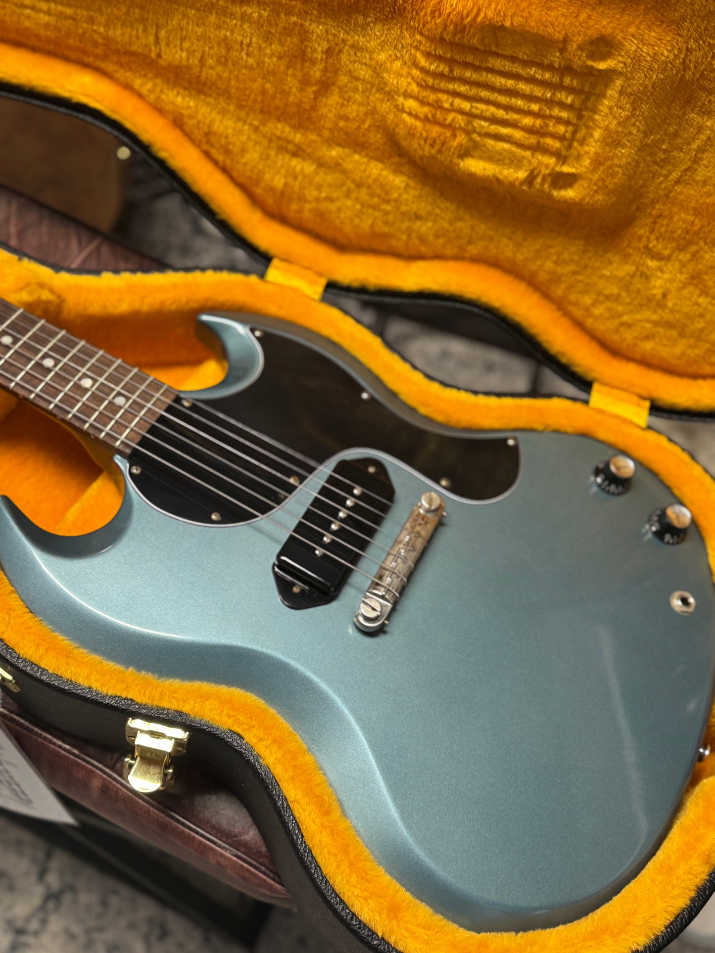 Gibson Custom Shop Special Order '63 SG Junior Antique Pelham Blue