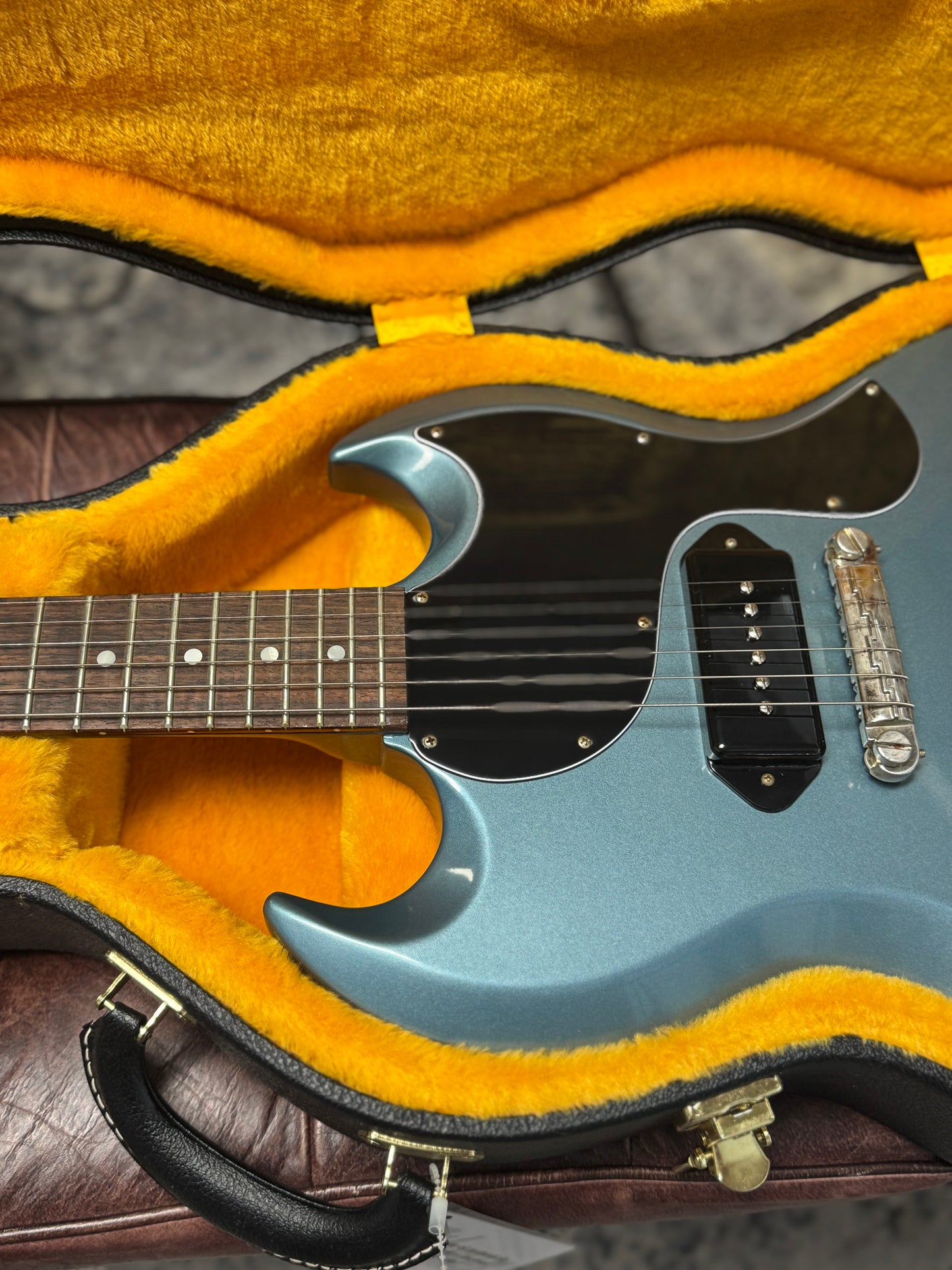 Gibson Custom Shop Special Order '63 SG Junior Antique Pelham Blue
