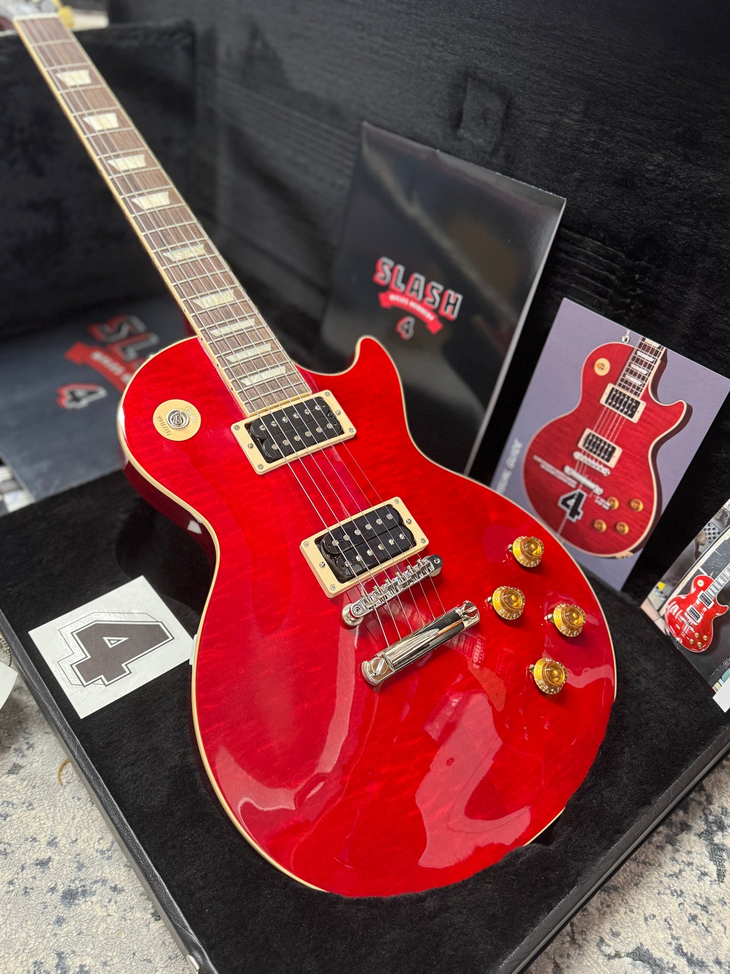 Gibson SLASH Signature Les Paul Standard Limited 4 Album 2022 - Translucent Cherry