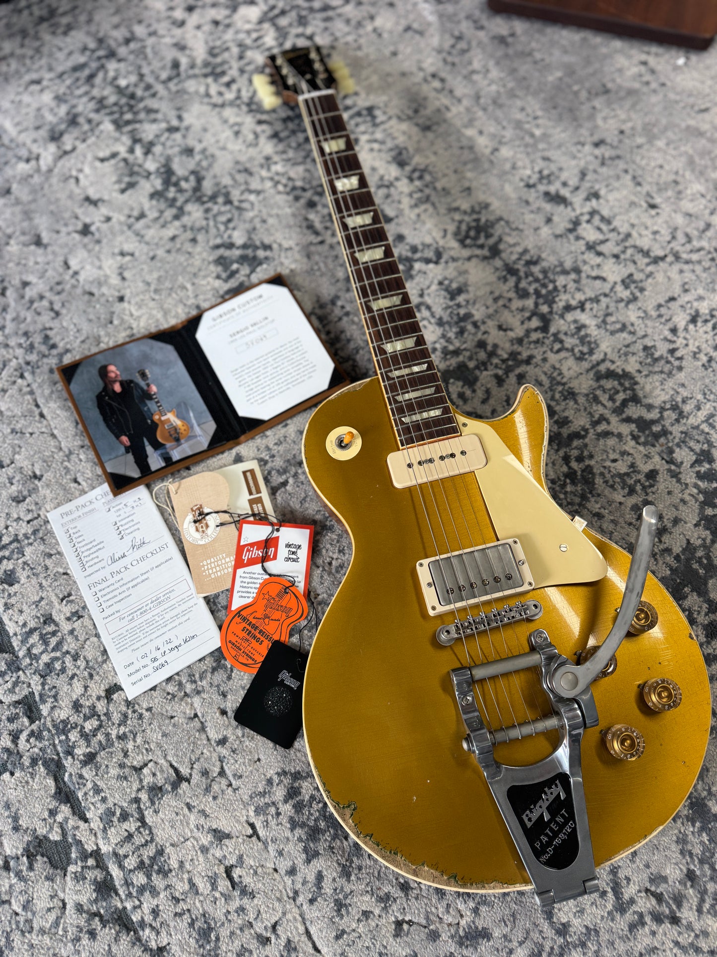 Sergio Vallin 1955 Les Paul Goldtop Limited Edition - 2022 Gibson Custom Shop