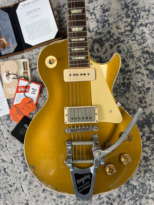 Sergio Vallin 1955 Les Paul Goldtop Limited Edition - 2022 Gibson Custom Shop