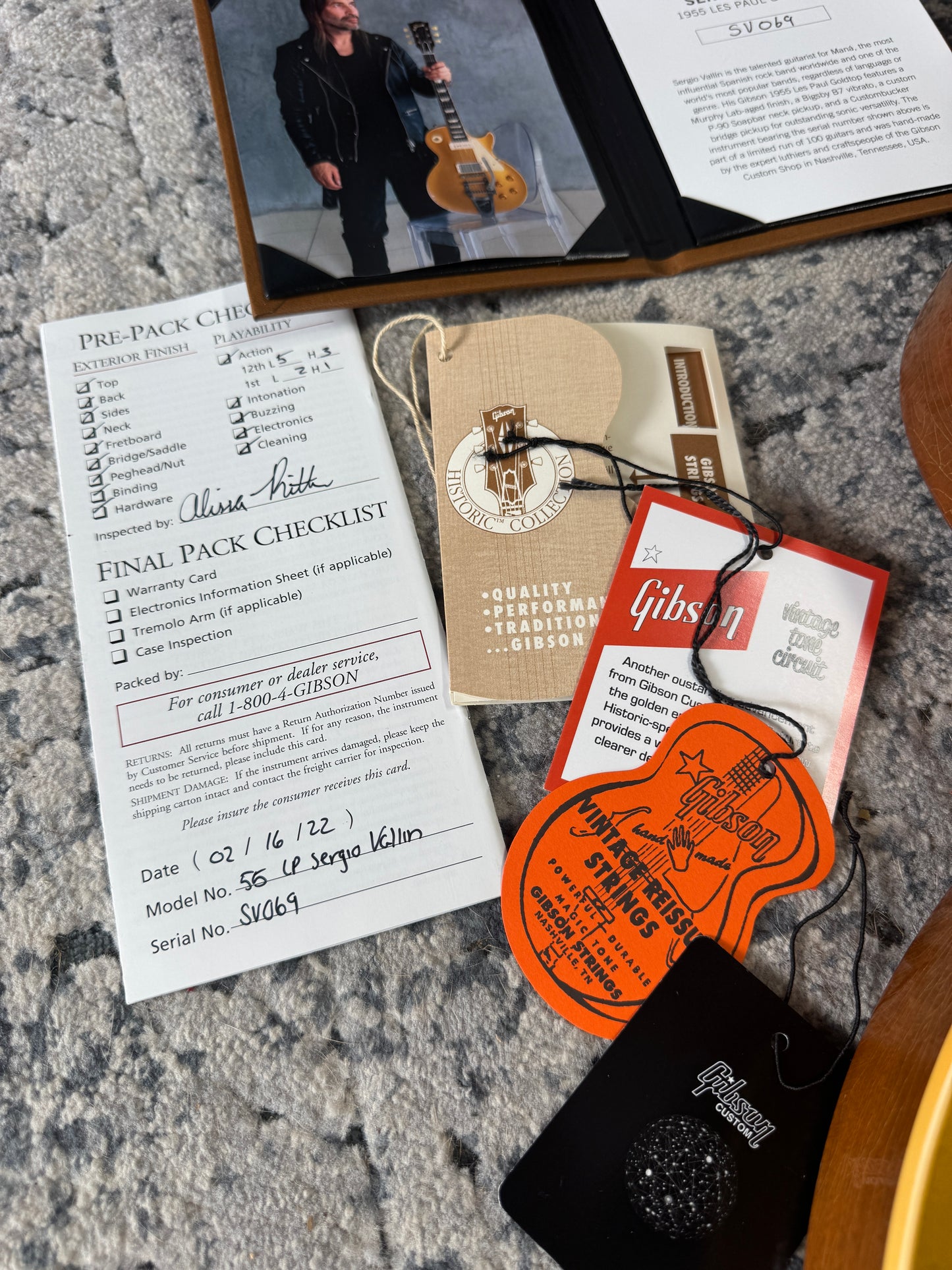 Sergio Vallin 1955 Les Paul Goldtop Limited Edition - 2022 Gibson Custom Shop