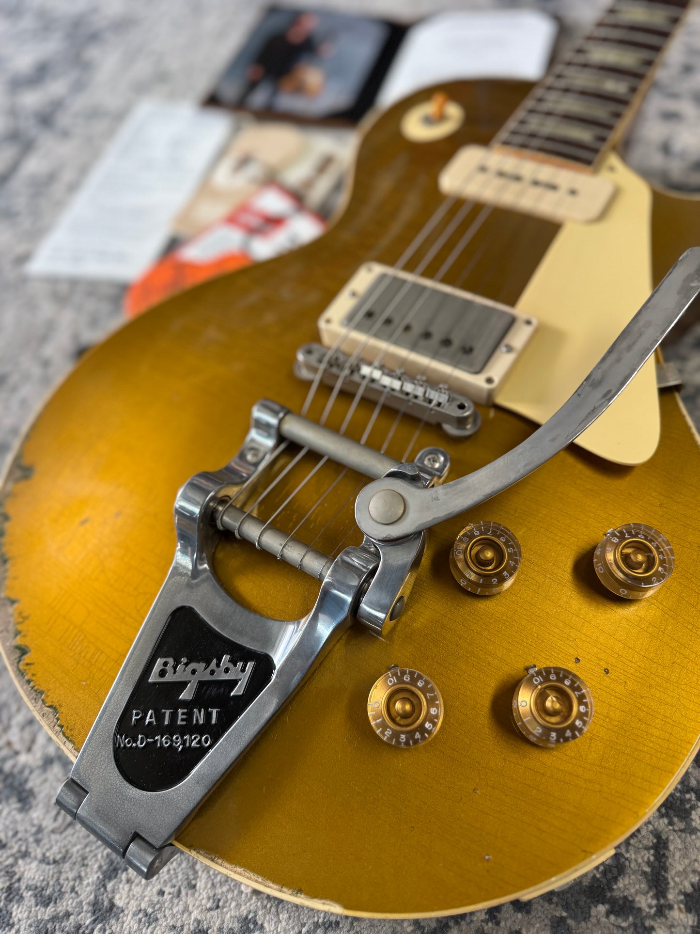 Sergio Vallin 1955 Les Paul Goldtop Limited Edition - 2022 Gibson Custom Shop
