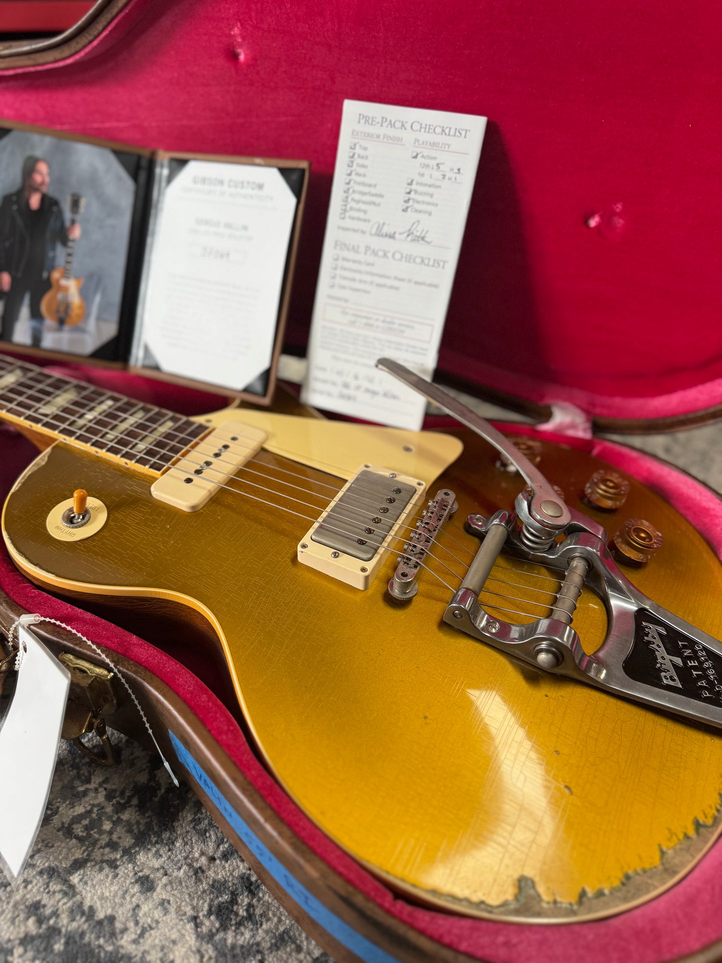 Sergio Vallin 1955 Les Paul Goldtop Limited Edition - 2022 Gibson Custom Shop