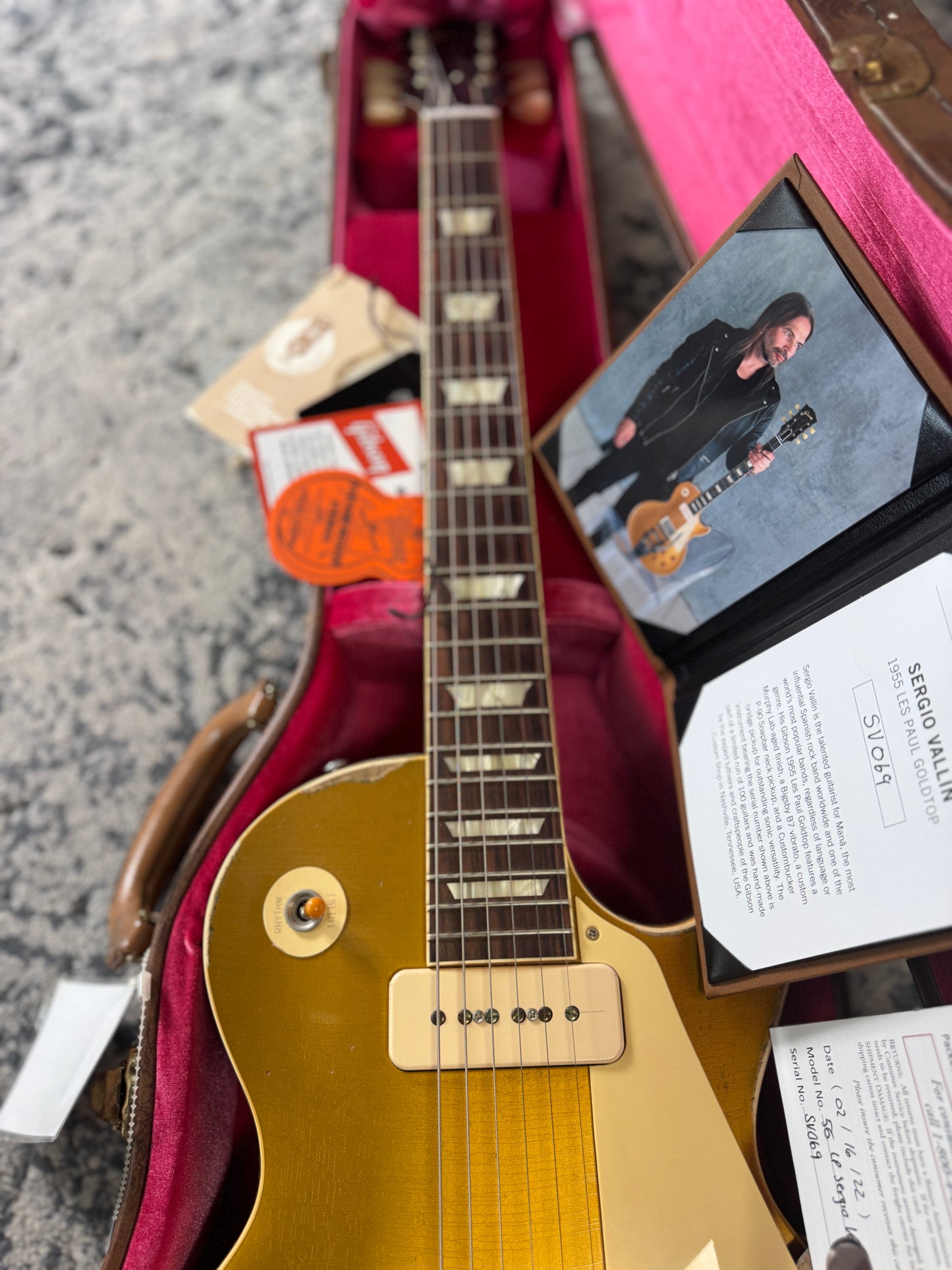 Sergio Vallin 1955 Les Paul Goldtop Limited Edition - 2022 Gibson Custom Shop