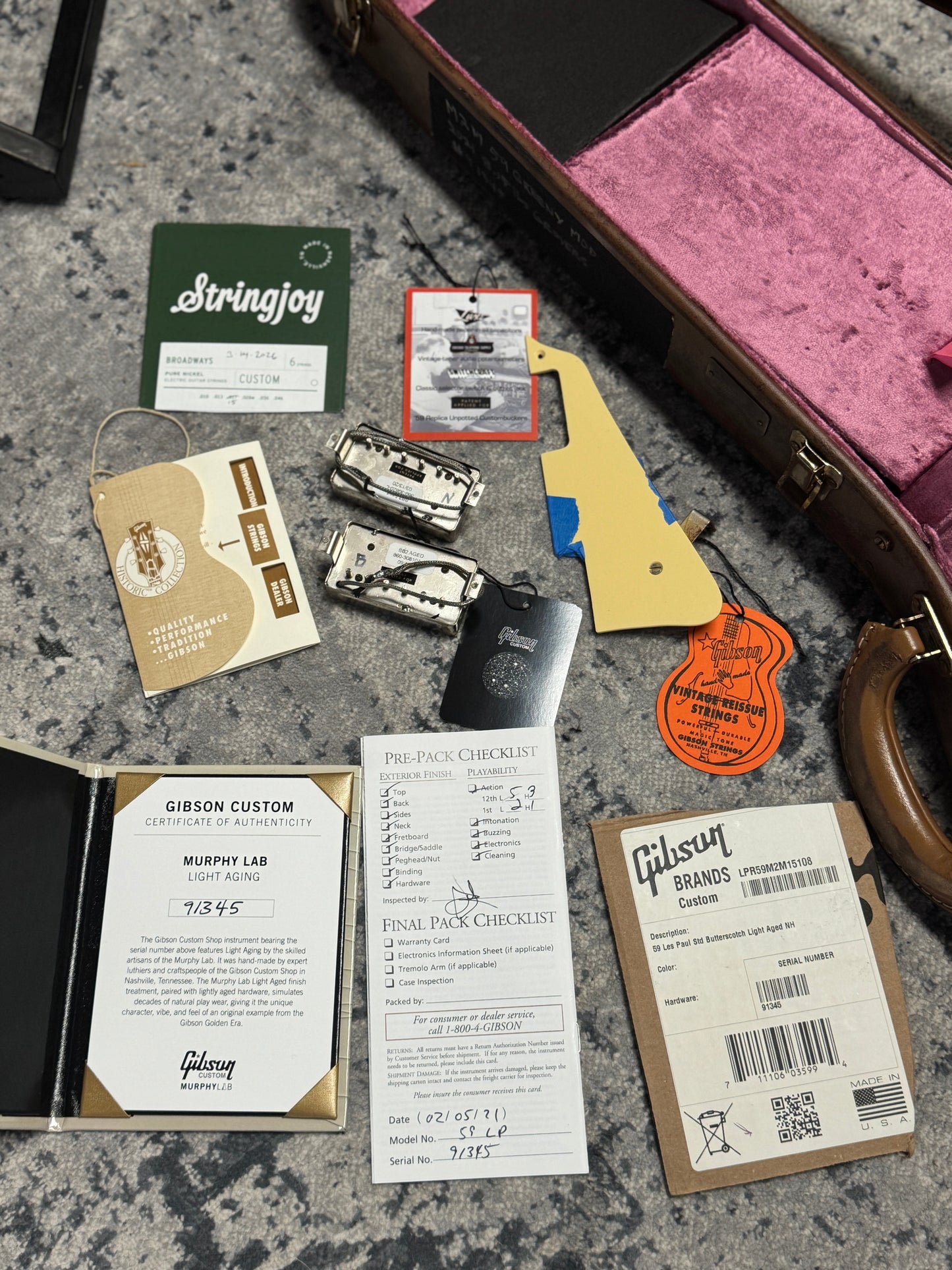Gibson Les Paul Standard 59 Muprhy Lab Greeny Mod M2M
