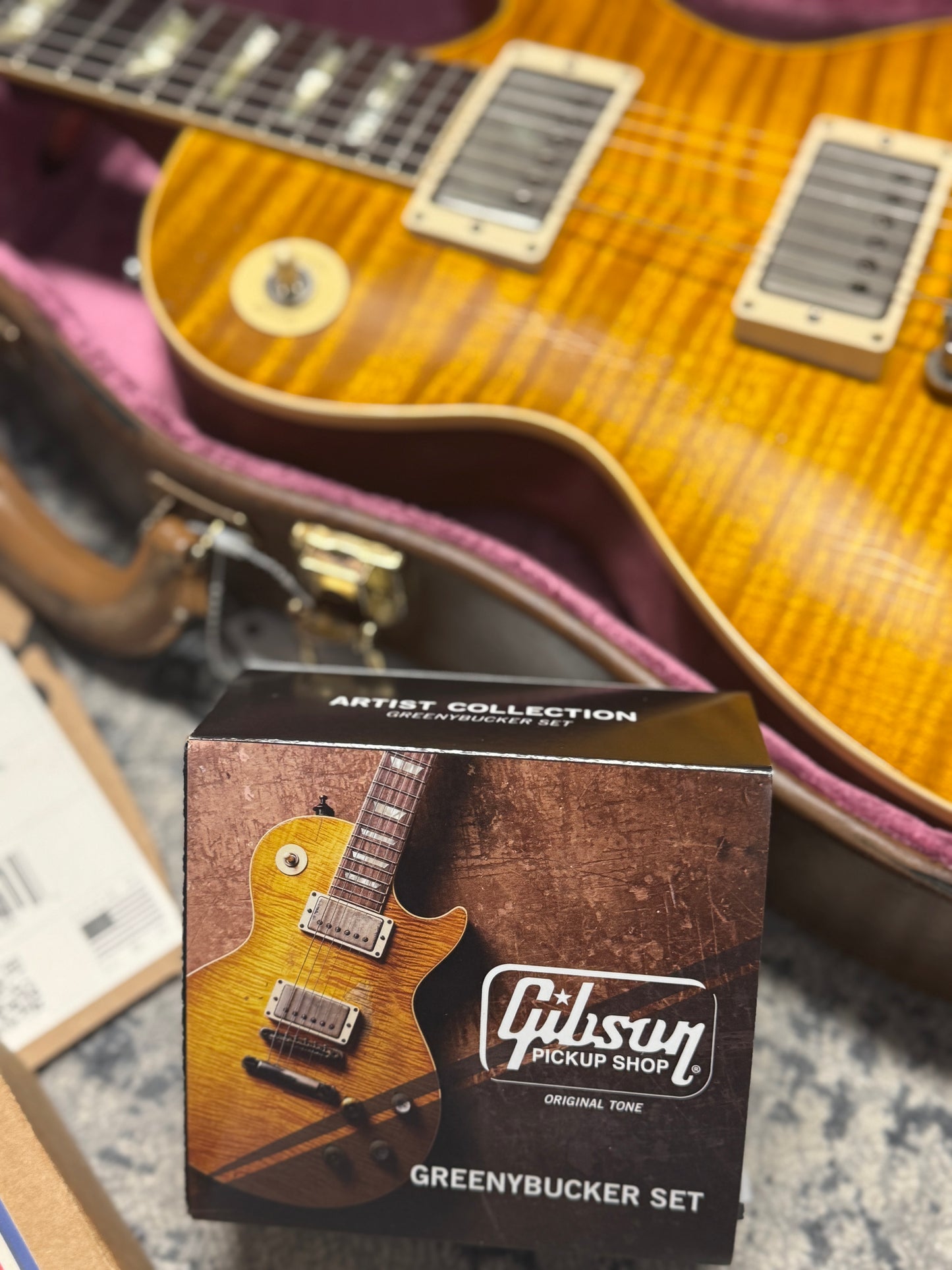 Gibson Les Paul Standard 59 Muprhy Lab Greeny Mod M2M