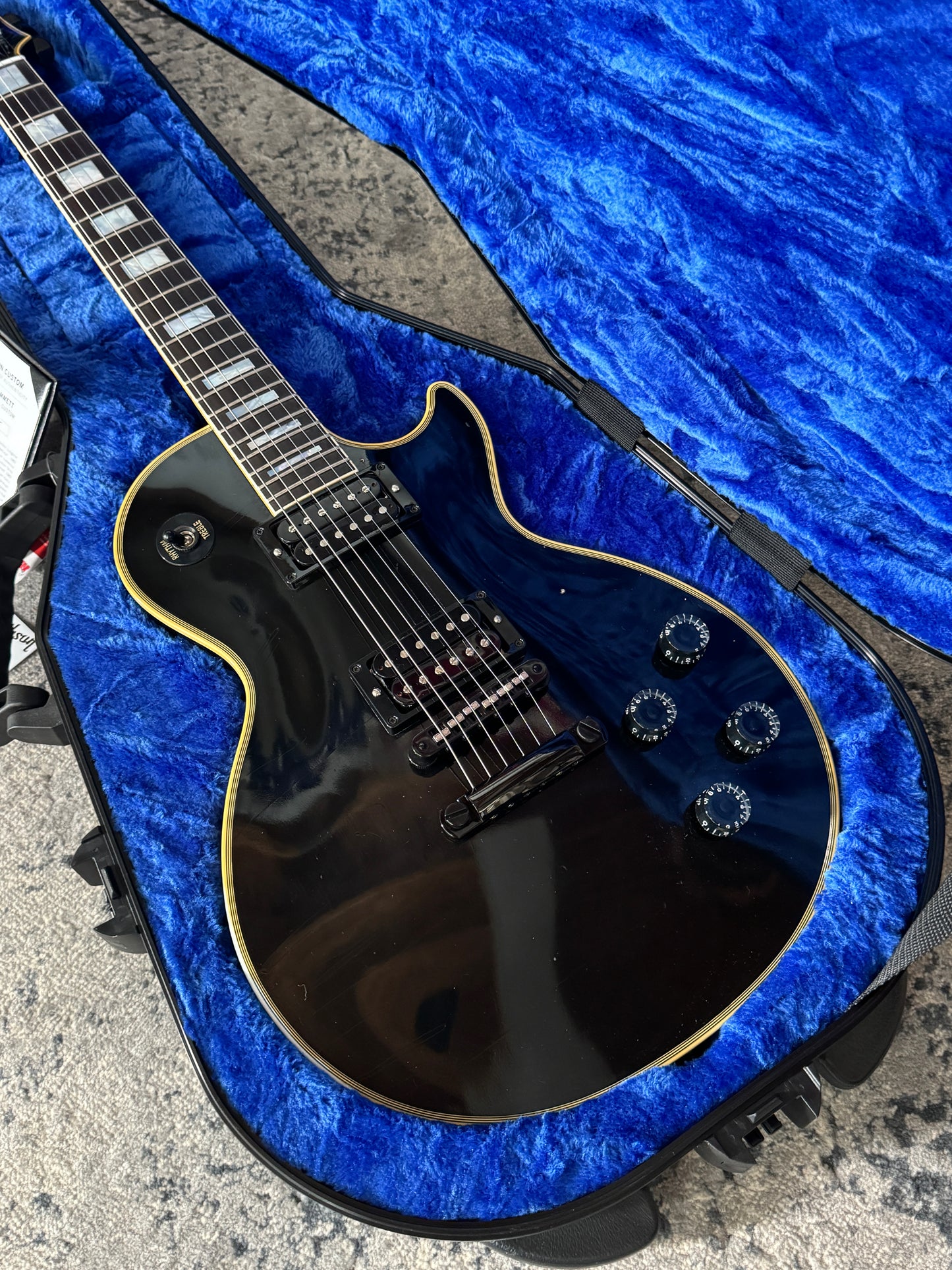 Gibson Custom Shop Murphy Lab Kirk Hammett '89 Les Paul Custom 2024 - Ebony #25 of 125 with Signed Wah!!!