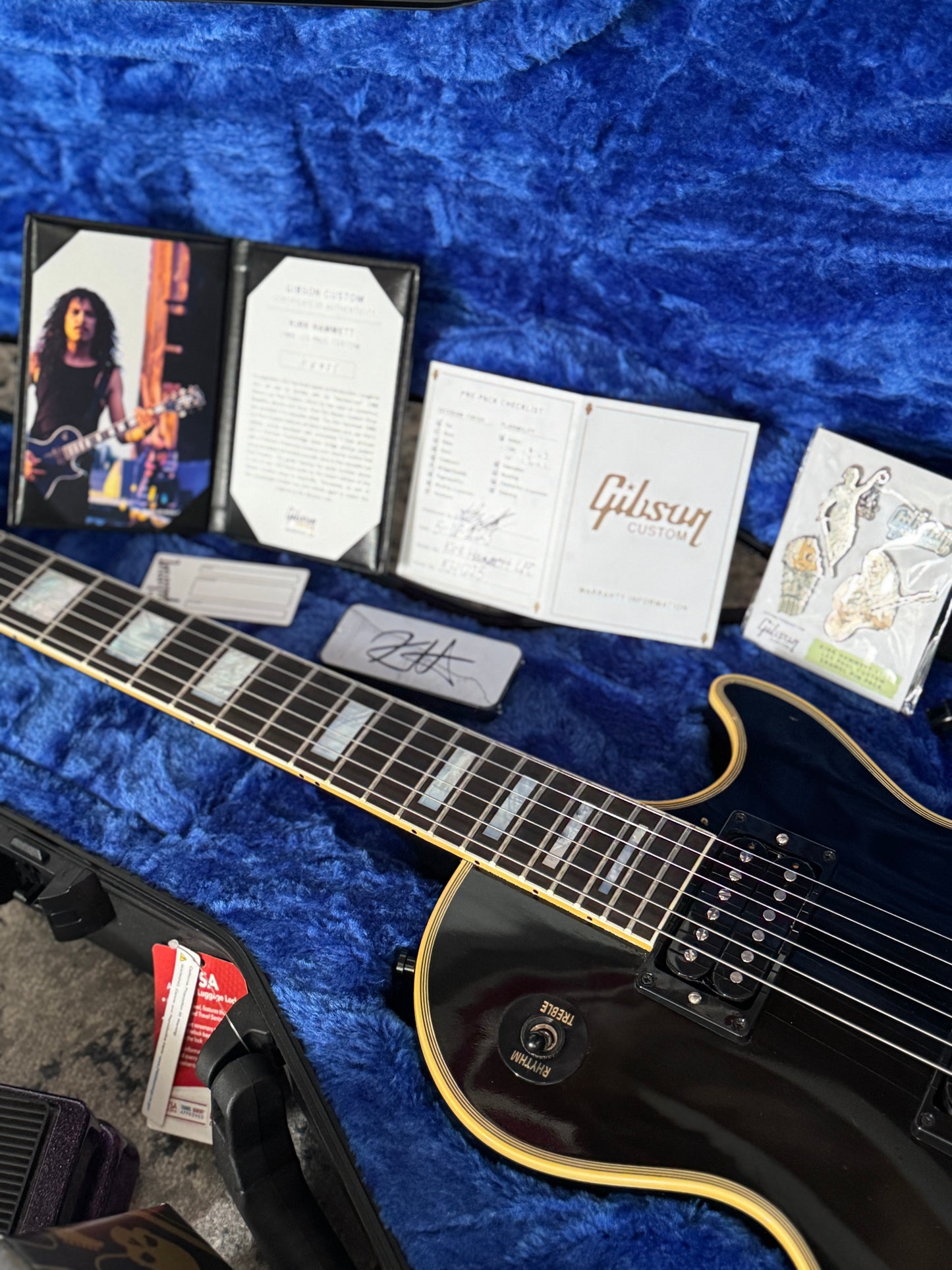 Gibson Custom Shop Murphy Lab Kirk Hammett '89 Les Paul Custom 2024 - Ebony #25 of 125 with Signed Wah!!!
