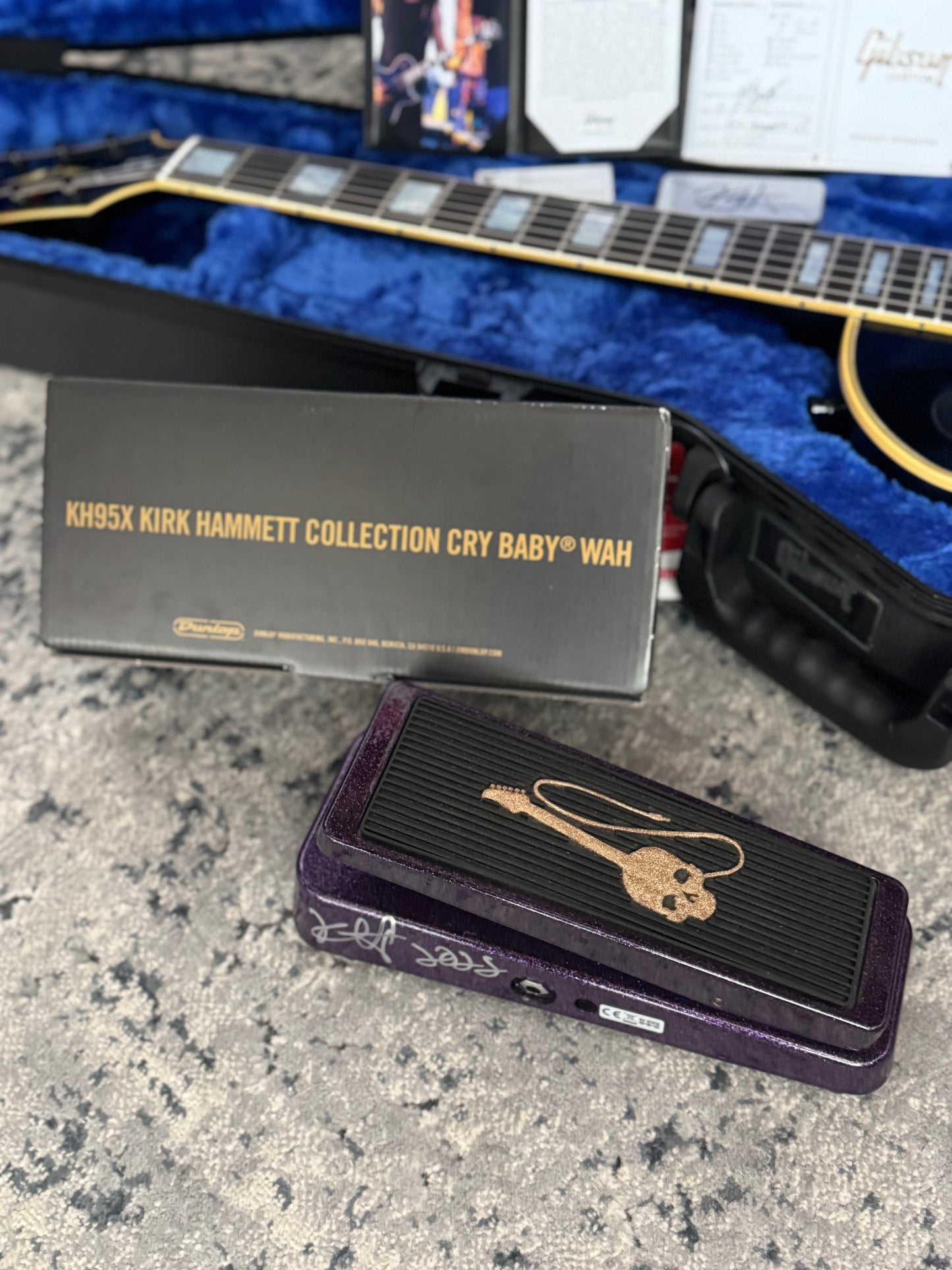 Gibson Custom Shop Murphy Lab Kirk Hammett '89 Les Paul Custom 2024 - Ebony #25 of 125 with Signed Wah!!!