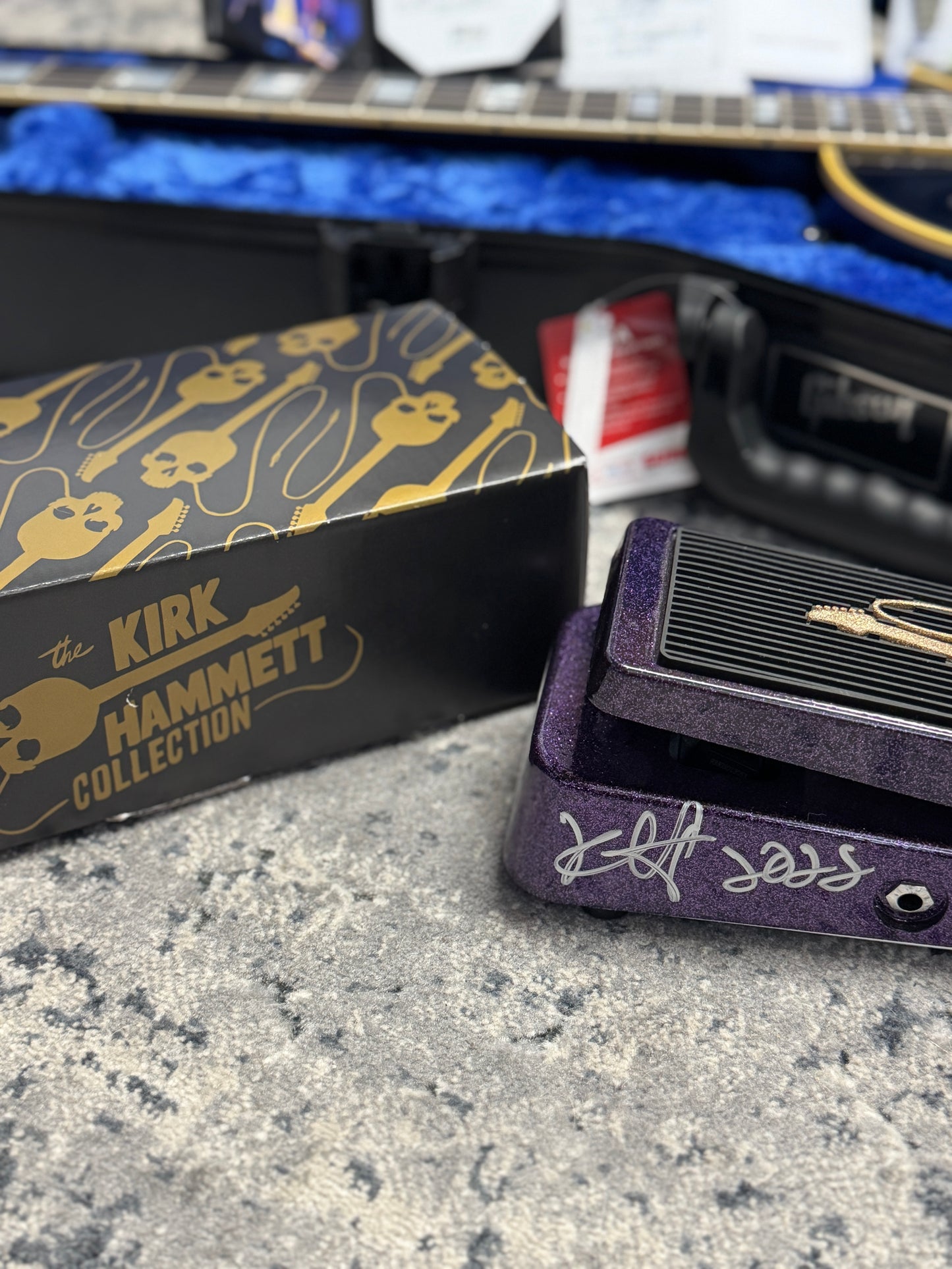 Gibson Custom Shop Murphy Lab Kirk Hammett '89 Les Paul Custom 2024 - Ebony #25 of 125 with Signed Wah!!!